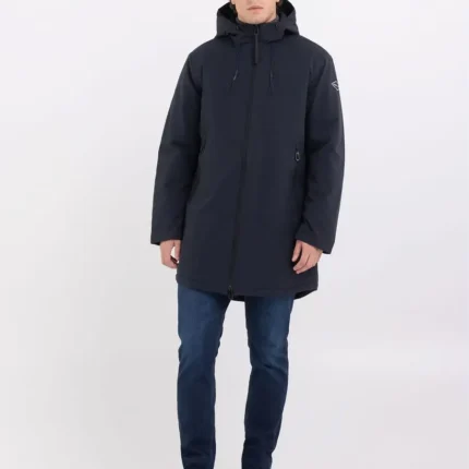 Pikk kapuutsiga jope