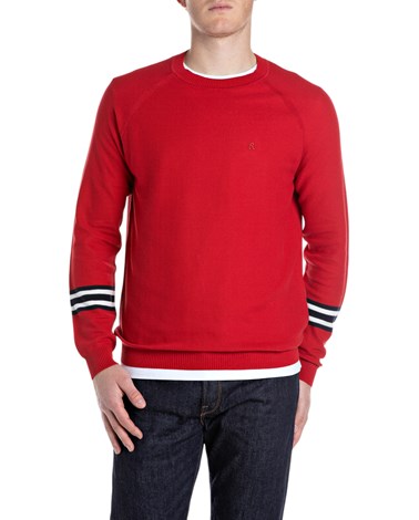 Crveni_pamučni_pulover_s_prugama_na_rukavima_UK4712_000_G23726_040_F