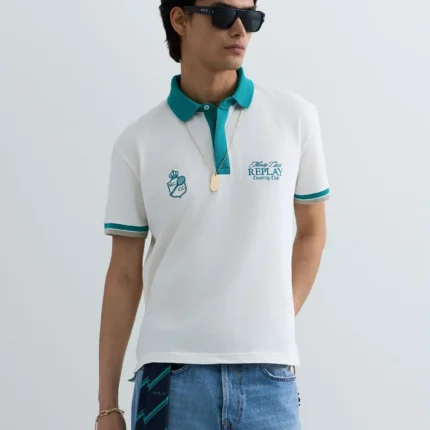PIQUET-POLO TRÜKISTEGA