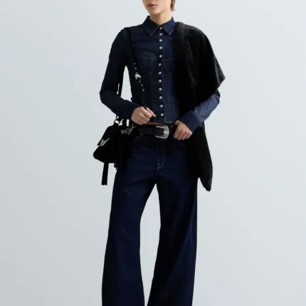 NARJA BAGGY FIT T.SININE